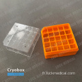 Boîte de congélation de boîte cryo-cube